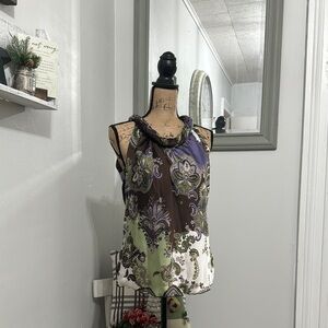 Elegant Multicolor Floral Women's Top